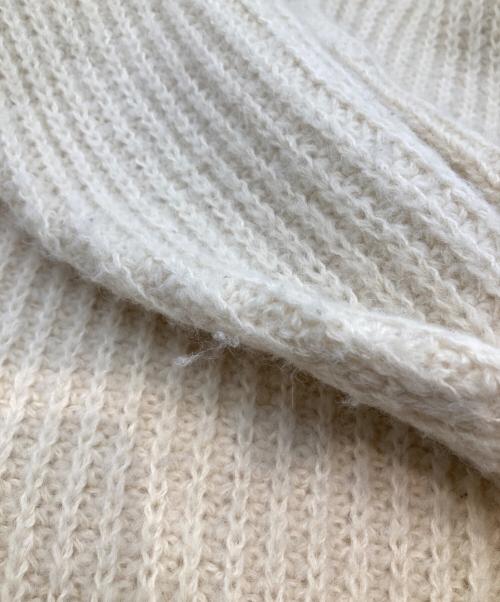 MARKAWARE（マーカウェア）MARKAWARE (マーカウェア) FISHERMAN KNIT MICHELL ALPACA BABY BRUSHED フィッシャーマン ニット ミッチェル アルパカ ベビー ブラッシュド A17C-03SW01C ベージュ サイズ:2の古着・服飾アイテム