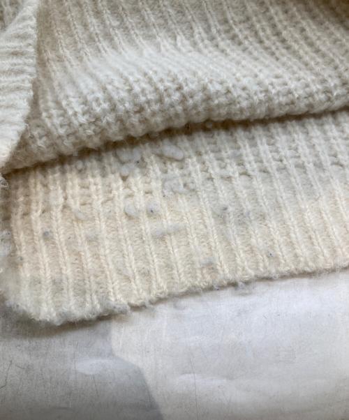 MARKAWARE（マーカウェア）MARKAWARE (マーカウェア) FISHERMAN KNIT MICHELL ALPACA BABY BRUSHED フィッシャーマン ニット ミッチェル アルパカ ベビー ブラッシュド A17C-03SW01C ベージュ サイズ:2の古着・服飾アイテム