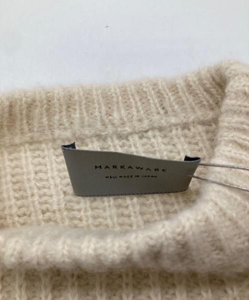 MARKAWARE（マーカウェア）MARKAWARE (マーカウェア) FISHERMAN KNIT MICHELL ALPACA BABY BRUSHED フィッシャーマン ニット ミッチェル アルパカ ベビー ブラッシュド A17C-03SW01C ベージュ サイズ:2の古着・服飾アイテム