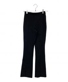 LE PHIL（ル フィル）の古着「ハイストレッチフロントスリットパンツ　534-3930700」｜ブラック