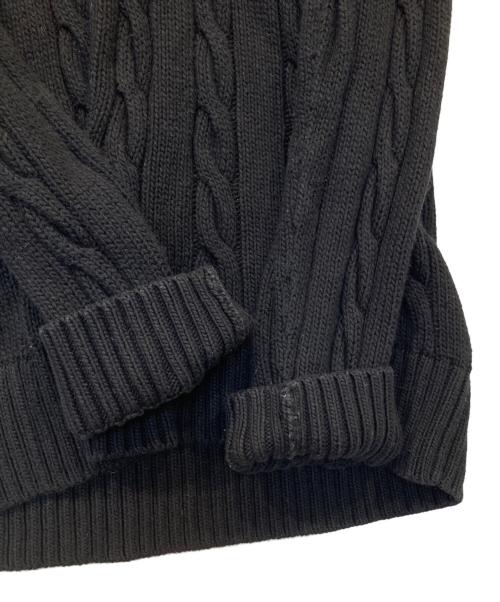 POLO RALPH LAUREN（ポロ・ラルフローレン）POLO RALPH LAUREN (ポロ・ラルフローレン) チルデンセーター ネイビー サイズ:XSの古着・服飾アイテム