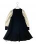 CELFORD (セルフォード) バックリボンミニワンピース　CWN0221777 アイボリー×ブラック サイズ:36：4000円