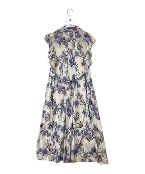 Snidel（スナイデル）Snidel (スナイデル) Sustainableタックプリントワンピース　SWFO231265 ホワイト サイズ:1の古着・服飾アイテム