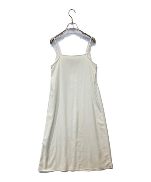 Snidel（スナイデル）Snidel (スナイデル) Sustainableタックプリントワンピース　SWFO231265 ホワイト サイズ:1の古着・服飾アイテム