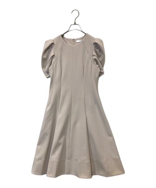 CELFORD（セルフォード）CELFORD (セルフォード) フィット＆フレアポンチワンピース CWC0212029 ベージュ サイズ:36の古着・服飾アイテム