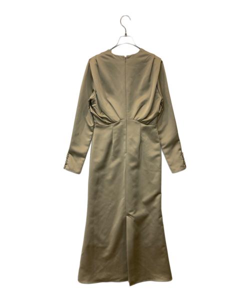 anuans（アニュアンス）anuans (アニュアンス) サテンナローワンピース　1522530829-0 ベージュ サイズ:Mの古着・服飾アイテム