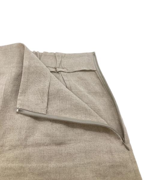 NOLLEY'S（ノーリーズ）NOLLEY'S (ノーリーズ) マキシスカート 1-0036-1-06-001 ベージュ サイズ:38の古着・服飾アイテム