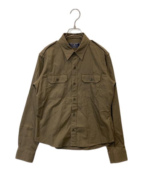 POLO SPORT（ポロスポーツ）POLO SPORT (ポロスポーツ) サファリシャツ ブラウン サイズ:11の古着・服飾アイテム