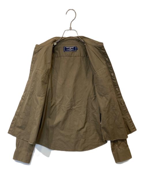 POLO SPORT（ポロスポーツ）POLO SPORT (ポロスポーツ) サファリシャツ ブラウン サイズ:11の古着・服飾アイテム