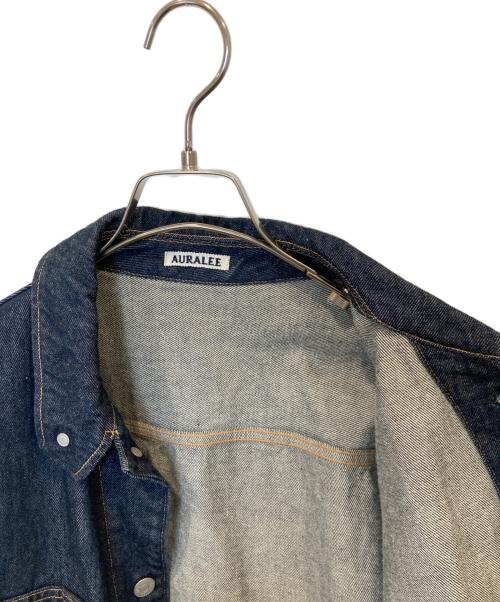 AURALEE（オーラリー）AURALEE (オーラリー) HARD TWIST DENIM BLOUZON ハード ツイスト デニム ブルゾン A20SB01DM インディゴ サイズ:3の古着・服飾アイテム