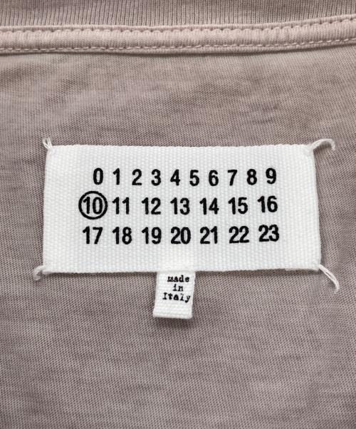 Maison Margiela 10（メゾンマルジェラ 10）Maison Margiela 10 (メゾンマルジェラ 10) ガーメントダイ オーバーサイズTシャツ　S30GC0704 S200079 ベージュ サイズ:48の古着・服飾アイテム