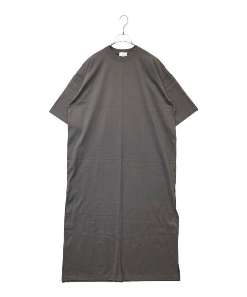 HYKE（ハイク）HYKE (ハイク) カットソーワンピース 211-12293 グレー サイズ:2の古着・服飾アイテム