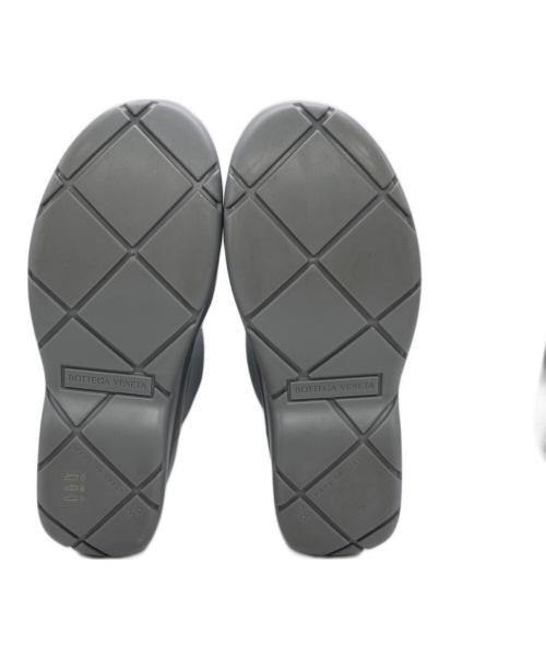 BOTTEGA VENETA（ボッテガベネタ）BOTTEGA VENETA (ボッテガベネタ) アンクルパドルブーツ グレー サイズ:38の古着・服飾アイテム