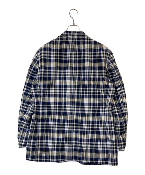 LAUREN RALPH LAUREN（ローレン ラルフ ローレン）LAUREN RALPH LAUREN (ローレン ラルフ ローレン) チェックテーラードジャケット ネイビー サイズ:39Rの古着・服飾アイテム