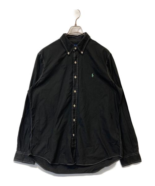 RALPH LAUREN（ラルフローレン）RALPH LAUREN (ラルフローレン) ボタンダウンシャツ ブラック サイズ:Lの古着・服飾アイテム