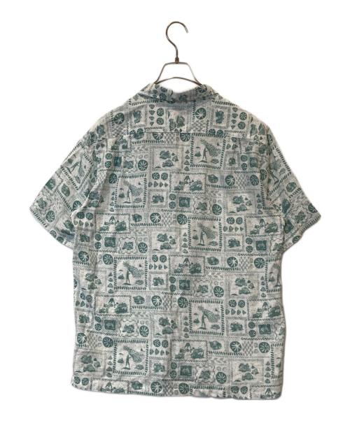 Patagonia（パタゴニア）Patagonia (パタゴニア) アロハシャツ　52550 グリーン×ホワイト サイズ:Mの古着・服飾アイテム