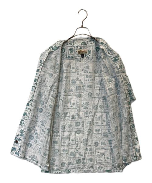 Patagonia（パタゴニア）Patagonia (パタゴニア) アロハシャツ　52550 グリーン×ホワイト サイズ:Mの古着・服飾アイテム