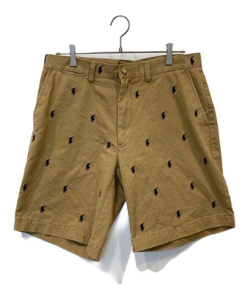 POLO RALPH LAUREN（ポロ・ラルフローレン）POLO RALPH LAUREN (ポロ・ラルフローレン) ランダムポニーハーフパンツ ブラウン サイズ:34の古着・服飾アイテム