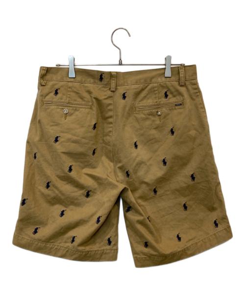 POLO RALPH LAUREN（ポロ・ラルフローレン）POLO RALPH LAUREN (ポロ・ラルフローレン) ランダムポニーハーフパンツ ブラウン サイズ:34の古着・服飾アイテム