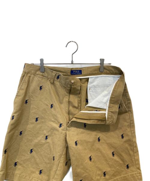POLO RALPH LAUREN（ポロ・ラルフローレン）POLO RALPH LAUREN (ポロ・ラルフローレン) ランダムポニーハーフパンツ ブラウン サイズ:34の古着・服飾アイテム