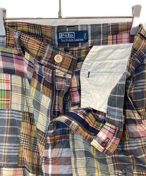 POLO RALPH LAUREN（ポロ・ラルフローレン）POLO RALPH LAUREN (ポロ・ラルフローレン) クレイジーマドラスカーゴハーフパンツ マルチカラー サイズ:32の古着・服飾アイテム