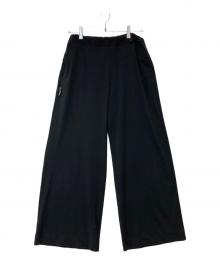 DANSKIN×Ujoh（ダンスキン×ウジョー）の古着「ストレッチベルテッドパンツ DU424102」｜ブラック