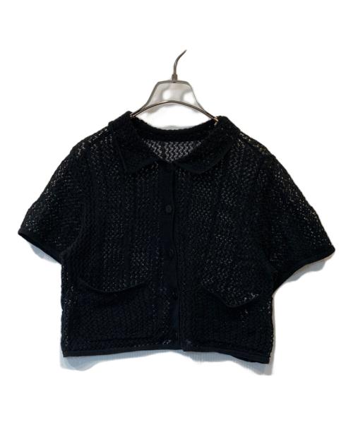 Ron Herman（ロンハーマン）Ron Herman (ロンハーマン) ジャカード ニット カーディガン　4310800185 ブラック サイズ:XSの古着・服飾アイテム