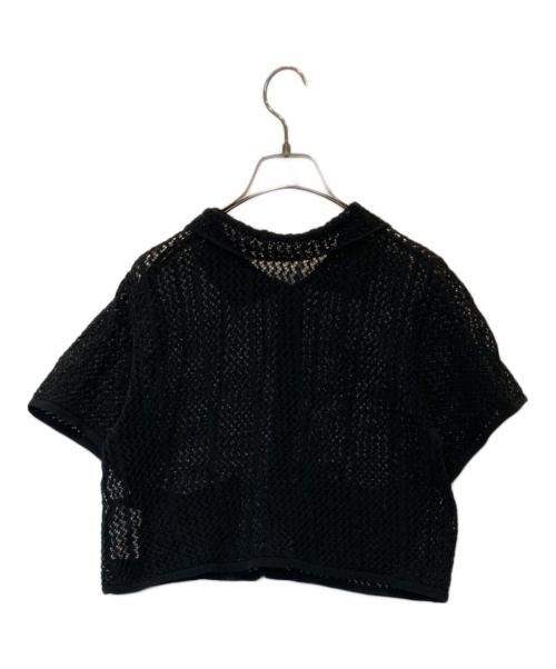 Ron Herman（ロンハーマン）Ron Herman (ロンハーマン) ジャカード ニット カーディガン　4310800185 ブラック サイズ:XSの古着・服飾アイテム