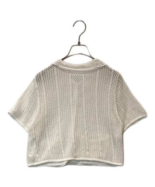 Ron Herman（ロンハーマン）Ron Herman (ロンハーマン) ジャカード ニット カーディン　4310800185 ホワイト サイズ:XSの古着・服飾アイテム