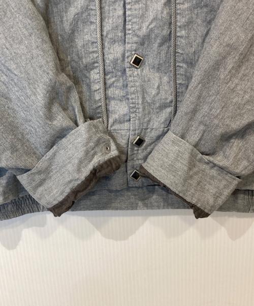 gold（ゴールド）gold (ゴールド) COTTON ×SILK NEL WESTERN JACKET　GL15854 グレー (113 H.GRAY) サイズ:Mの古着・服飾アイテム