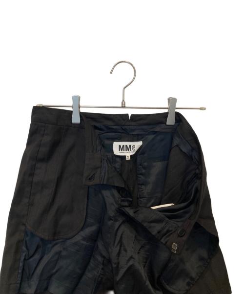 Maison Margiela（メゾンマルジェラ）Maison Margiela (メゾンマルジェラ) 異素材ショートパンツ S32MU0059 ブラック サイズ:42の古着・服飾アイテム