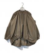 BOUTIQUEブティック）の古着「Gather JACKET ギャザー ジャケット 24AW-A507-00-67」｜ブラウン
