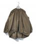BOUTIQUE（ブティック）の古着「Gather JACKET ギャザー ジャケット 24AW-A507-00-67」｜ブラウン