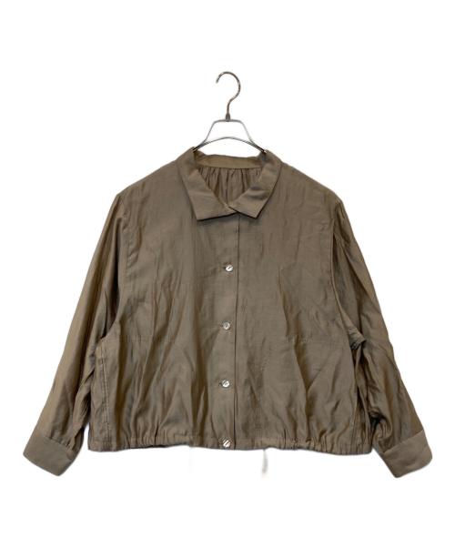 自由区（ジユウク）自由区 (ジユウク) シアージャケット　JKWRSM6504 ベージュ サイズ:44の古着・服飾アイテム