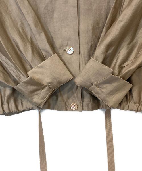 自由区（ジユウク）自由区 (ジユウク) シアージャケット　JKWRSM6504 ベージュ サイズ:44の古着・服飾アイテム