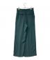1er Arrondissement (プルミエ アロンディスモン) 2タックワイドパンツ B1044AFP076 グリーン サイズ:38：5000円