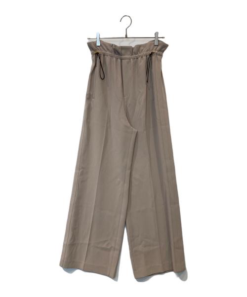 BEIGE（ベイジ）BEIGE (ベイジ) RUE / ウエストゴムワイドストレートパンツ　PRCWGS0210 ベージュ サイズ:4の古着・服飾アイテム