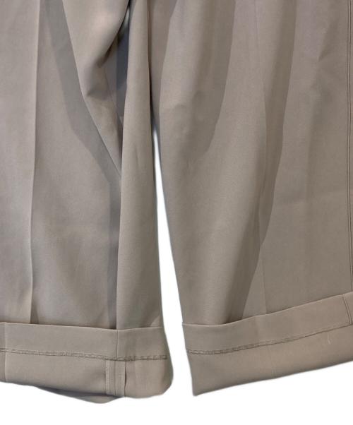 BEIGE（ベイジ）BEIGE (ベイジ) RUE / ウエストゴムワイドストレートパンツ　PRCWGS0210 ベージュ サイズ:4の古着・服飾アイテム