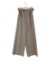 BEIGE（ベイジ）の古着「RUE / ウエストゴムワイドストレートパンツ　PRCWGS0210」｜ベージュ