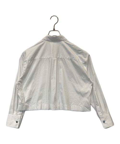 23区（ニジュウサンク）23区 (ニジュウサンク) シャツアンサンブル ワンピース ホワイト サイズ:36の古着・服飾アイテム