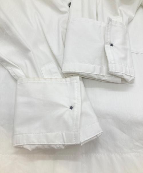 23区（ニジュウサンク）23区 (ニジュウサンク) シャツアンサンブル ワンピース ホワイト サイズ:36の古着・服飾アイテム