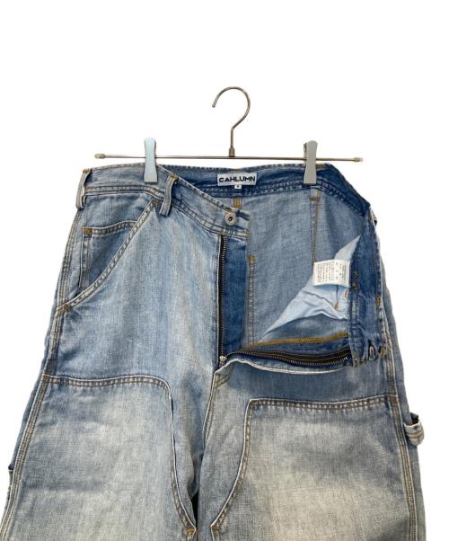 CAHLUMN（カウラム）CAHLUMN (カウラム) Linen Denim Painter Pant リネン デニム ペインター パンツ 1043390900057 インディゴ サイズ:Mの古着・服飾アイテム
