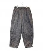 JUGEMジュゲム）の古着「ACTIVE EASY SHELL PRT PANTS アクティブ イージー シェル プリント パンツ 4F1-3-014-0126」｜グレー