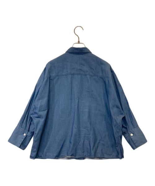UNTITLED（アンタイトル）UNTITLED (アンタイトル) エアリーデニムシャツ 153-85408 インディゴの古着・服飾アイテム
