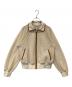 ESSENTIAL  DOUBLE STANDARD CLOTHING（エッセンシャル ダブルスタンダード クロージング）の古着「コットンラッセルメッシュブルゾン 2505-210-261A」｜ベージュ