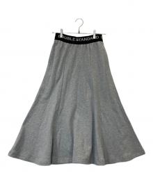 DOUBLE STANDARD CLOTHING（ダブルスタンダードクロージング）の古着「スウェットスカート 0502-171-261A」｜グレー