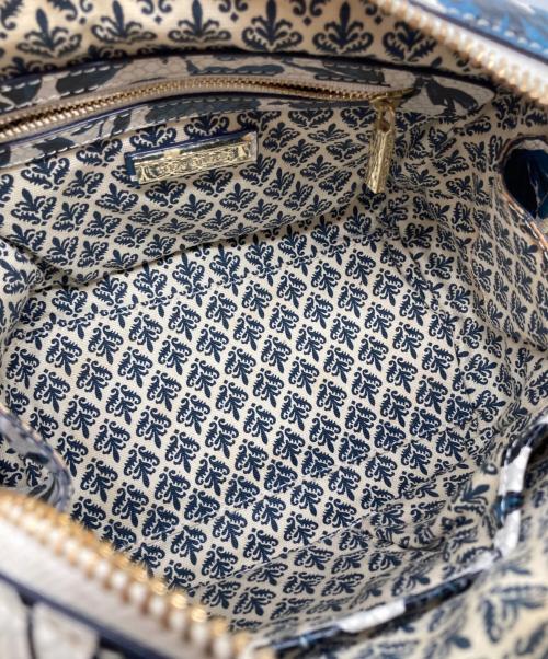TORY BURCH（トリーバーチ）TORY BURCH (トリーバーチ) 2WAYショルダーバッグ ブルーの古着・服飾アイテム