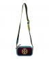 中古・古着 TORY BURCH (トリーバーチ) ミラー キャンバス ミニ クロスボディバッグ マルチカラー：13000円