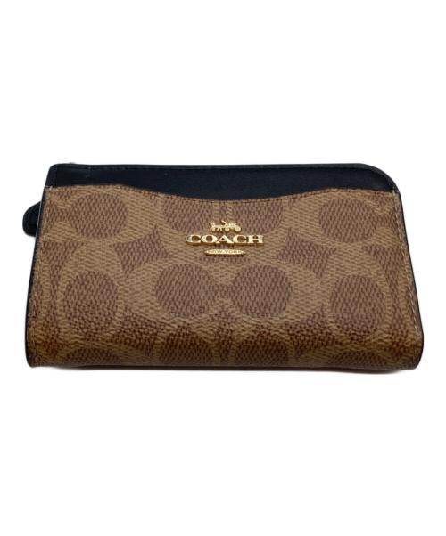 COACH（コーチ）COACH (コーチ) マルチファンクション カード ケース　CW427 ブラウンの古着・服飾アイテム