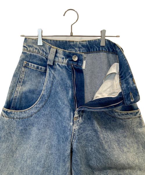 Maison Margiela 1（メゾンマルジェラ 1）Maison Margiela 1 (メゾンマルジェラ 1) ワイドデニムパンツ / バギーフレアジーンズ S51LA0055 S30513 インディゴ サイズ:40の古着・服飾アイテム